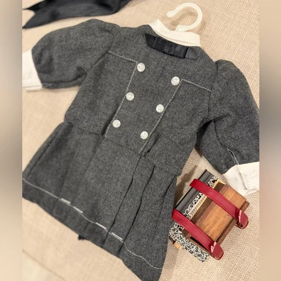 Retired American Girl PC Samantha’s Buster Brown Dress & School Supplies 1986 - Picture 7 of 14